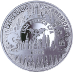 NEU* 1 oz Kamerun 2026 Black Proof Obsidian - BLOODY MARY - URBAN LEGENDS  - Silber 1000 Francs