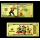 NEU ** Goldfolie GOOFY Disney World - 24-Karat Vergoldung - Polycarbonat - $100 - 24K Note Bill