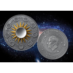 2 oz Ghana 2025 Solarsystem *LETZE MÜNZE+ - DIE SONNE / THE SUN - AMBERNOVA - Solar System - Kugelprägung  - VORVERKAUF  !