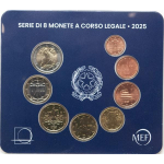 Italien 3,88 Euro 2025 BU Kursmünzensatz KMS 2025...