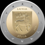 Lettland 2 Euro Regionen Lettlands – Selija - 2025