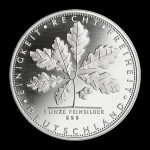1 Unze QUADRIGA 2026 Proof - Silber Round - QUADRIGA - Coin Card - Symbol der Freiheit und Stärke