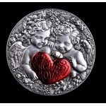 NEU* 1 oz Kamerun 2026 Antik - ETERNAL LOVE Celestial Beauty / EWIGE LIEBE Himmlische Schönheit  - Silber Antique Finish 1000 Francs