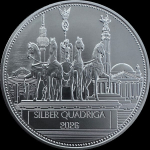 1/2 Unze Silber Round 2026 Proof - QUADRIGA - Coin Card - Symbol der Freiheit und Stärke