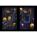 1 g Goldbarren Coin Card - Herzlichen Glückwunsch...