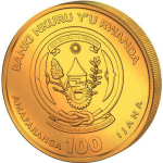 1/12 oz Gold Ruanda 2026 BU - HYÄNE /...