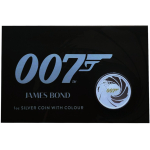 1 oz Tuvalu 2021 Coin Card - James Bond 007 - Color...