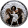 NEU* 1 oz Ghana 2025 PROOF Color - ERZENGEL MICHAEL / Archangel Michael  (1) - Neue Serie " DAS CHRISTENTUM " Christian Faith " - silber 5 Cedis