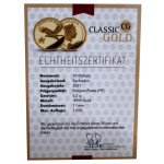 NEU ** 0,5 g .999 GOLD Proof - American Eagle Barbados 2021