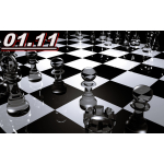 1 oz Niue 2025 Black Proof - DER TURM / THE ROOK -  CHESS...
