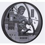 1 oz Niue 2025 Black Proof - DER TURM / THE ROOK -...