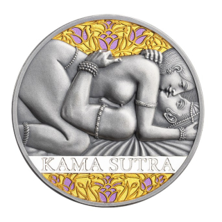 NEU* 1 oz Kamerun 2026 Antique - KAMASUTRA  Momente der Liebe / Moments of Love - Silber  antique finish 1000 Francs