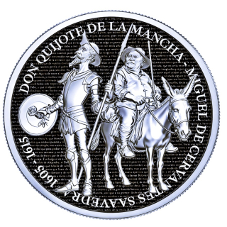 LETZTE* 1 oz Kamerun 2026 Proof - Don Quijote De La Mancha  - Coin Card Silber 1000 Francs
