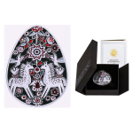 Neu* 1 oz Ghana 2026 Proof -  Ukrainian Pysanka - Ukraine...