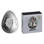 Neu* 1 oz Ghana 2026 Proof -  Ukrainian Pysanka - Ukraine Traditionen - silber 5 Cedis