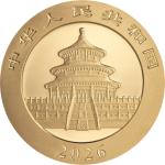 1 g Gold Panda 2026 BU 10 Yuan - Goldpanda
