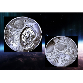 NEU* 22.2 g Frankreich 10 Euro Proof - Space Odyssee im Weltraum - Silber Monnaie de Paris