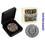 5 oz Tuvalu 2025 Antique - WORLD POPULAR DOGS / WELTWEIT...