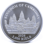 NEU* 1 oz Kambodscha 2026 Color - TIGER - Serie LOST...