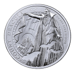 NEU* 1 oz UK 2025 BU - COUNT DRACULA - GOTHIC HORROR serie Startausgabe - 1 Pfd. - Silber Anlagemünze