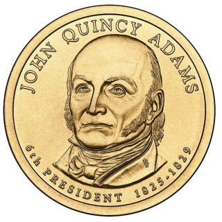 USA 1 $ 2008 - John Quincy Adams - Präsidenten Dollar - Die Präsidenten der USA - Golden Dollar