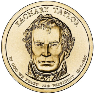 USA 1 $ 2009  - Zachary Taylor - Präsidenten Dollar - Die Präsidenten der USA - Golden Dollar