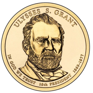 USA 1 $ 2011 - Ulysses S. Grant - Präsidenten Dollar - Die Präsidenten der USA - Golden Dollar