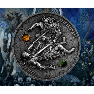 Neu*** 2 oz GERMANIA RAGNAROEK 2025 Ultra High Relief - LOKI & HEIMDALL  - Götter vs. Titanen & Das Ende der Welt  > Neue Serie Die Mystische Welt von RAGNARÖK - Germania Mint