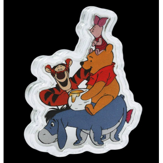 1 oz Niue 2025 Proof - WINNIE POOH Disney I-AAH - DER HONIGBÄR - For the Love of Hunny - Silber Disney Edition 2 $  - Agoro/NZ Mint