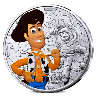 Frankreich 10 Euro Blister - DISNEY CLASSICs - TOY STORY WOODY - Coin Card Silber Color - Monnaie de Paris