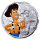 Frankreich 10 Euro Blister - DISNEY CLASSICs - TOY STORY WOODY - Coin Card Silber Color - Monnaie de Paris