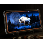 Wieder Bestellbar** 10 oz Kupferedition - Native American & The White Buffalo - Indianer & Der Weisse Büffel - Color Motivbarren - VORVERKAUF !