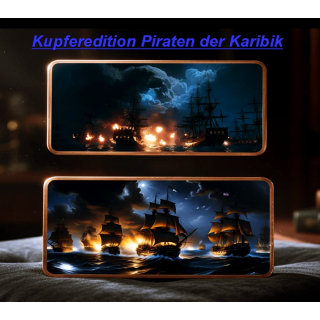 NEU** 10 oz Kupferedition PIRATEN der KARIBIK / Pirates of the Carribean - Color Motivbarren - VORVERKAUF !