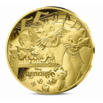 NEU* 1/4 oz GOLD Frankreich 50 Euro Proof - DISNEY CLASSICs - ARISTOKRATS - Duchesse & Ihre Kätzchen - Silber Monnaie de Paris