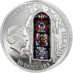 50 g Silber Cook Islands 2013 Proof - CHARTRES Paris -...