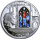 50 g Silber Cook Islands 2014 Proof - WASHINGTON NATIONALKATHEDRALE mit Mondgestein - Windows of Heaven  - 10 $