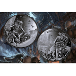 Neu*nur 1 SET pro Kunde*  2 x 1 oz GERMANIA RAGNAROEK 2025 - LOKI & HEIMDALL BLACK BU in DOPPELKAPSEL ! - Götter vs. Titanen & Das Ende der Welt  > Neue Serie Die Mystische Welt von RAGNARÖK - Germania Mint
