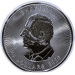 5 oz GRAND Maple Leaf 2026 BU Kanada - Weltneuheit/Worlds 1st - Silber Finish BU 5$ - Erster 5 oz Maple !