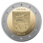 Lettland Kursmünzensatz 5,88 Euro 2025 BU inkl. 2 Euro Selija