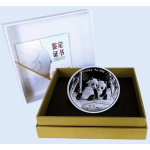 150 g Silber China Panda 2026 Proof - PANDA - Irisierend...