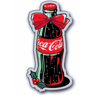 1 oz Silber Proof  Weihnachts-Sonderedition - COCA COLA Flasche - Coca Cola Bottle Shape - Happy Holiday / Schöne Ferien Exclusivausgabe Coca Cola
