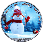 NEU* 1 oz American Eagle Liberty 2025 - Schneemann / Snow...
