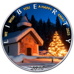 NEU* 1 oz American Eagle Liberty 2025 - STILLE NACHT / SILENT NIGHT - X-MAS Weihnachtsedition