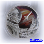 ab Lager*** 1 oz Niue 2025 Proof - SPACE - JUPITER from CALLISTO - Planeten & Monde des Sonnensystems - Echtbild / Real Photo - Silber Color 2 NZ$