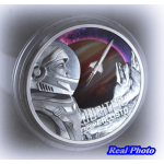TOP*ANGEBOT bsi zum 31.12. * 1 oz Niue 2025 Proof - SPACE - JUPITER from CALLISTO - Planeten & Monde des Sonnensystems - Echtbild / Real Photo - Silber Color 2 NZ$