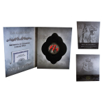 2 oz Germania 2019 Edition - GERMANIA & BRITANNIA -  RUTHENIUM RED DIAMOND DUST - Roter Diamantenstaub - Coin Card - Germania Mint