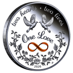 1 oz Australien 2026 Proof - ONE LOVE - EINE LIEBE ZWEI...