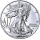 1 oz USA 2026 BU - LIBERTY AMERICAN EAGLE - United States America - Silber Anlagemünze / Investment coin - 1$