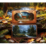 NEU** 10 oz Kupferedition - Weißwedelhirsch - Color...