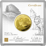 Neu* 1 g Gold Arche Noah 2026 Armenien BU